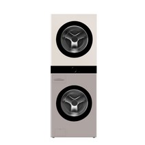 [하이마트] LG 워시타워 오브제 컬렉션 세탁기(25kg)＋건조기(20kg) 세트 W20REM (드럼-네이처 클레이 브라