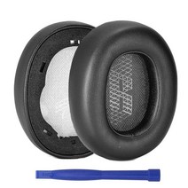 이어패드 헤드셋 교체용 쿠션 jbl 라이프 스타일 e65btnc live 650btnc tune 660btnc Duet nc 소음 제거 헤드폰, 협력사, 검은 색, 표준 크기