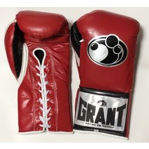 GRANT 그랜트 공식 경기용 권투 글러브8온스 레드x블랙