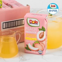 Dole 리얼과즙 피치 파라다이스 120ml 32팩 1박스 복숭아 주스