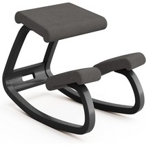 바리에르 바리에블 인체공학 닐링 체어 독일직구, E. 그레이 / 블랙