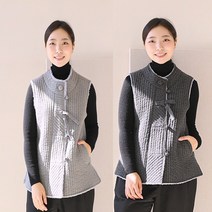 생활한복 개량한복 절복 법복 누빔 누비 무지 털 조끼