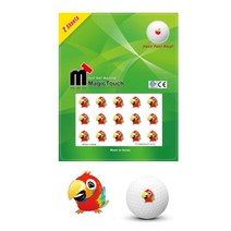 골프공 붙히는 앵무새 방수 스티커 골프공필름 골프공패치 골프공부착