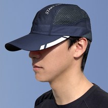남녀공용 나일론 러닝 캡 7컬러 운동 마라톤 볼캡 모자 헬스 매쉬 런닝 런캡 야구모자 남자 여자, NAVY, Running Mesh Ball Cap