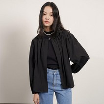 올리브데올리브OW3ACB800 오버핏 지퍼 블라우스