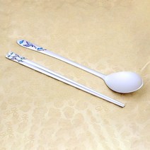 명품 특칠보 은수저 80％ 93.75g, 방짜조각 빨강 376