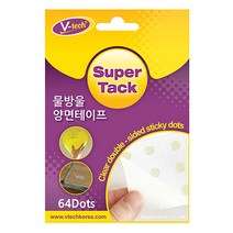 물방울 양면테이프 VT-086 투명 접착제 본드 문구