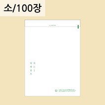친환경 포장재 생분해 비닐 택배봉투 25x35+4 (100장), 소