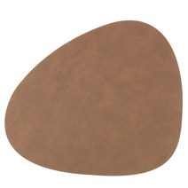 린드디엔에이 덴마크 커브 누포 식탁매트 L 37x44cm 모래
