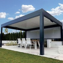 강력한 방수 알루미늄 합금 야외 파빌리온 정원 테라스 Pergola 도매, 01 3 3m