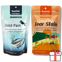 잠보아 뉴트리페어 굿바이 조인트페인 180g / 티어스테인 180g [리뉴얼] 강아지 관절 눈물 영양제, 잠보아 조인트페인 180g(관절), 3.소힘줄 터키링 1개