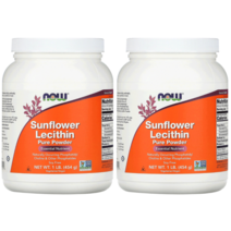 1+1 나우푸드 Now Foods 해바라기 레시틴 Sunflower Lecithin 퓨어 파우더 분말 454g 칼슘 칼륨 철분 인 포스파티딜 콜린 이노시톨 에탄올아민