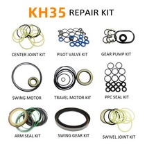 부품 Kubota KH35 씰 수리 서비스 키트 굴삭기 오일 시일 굴착기, 06 GEAR PUMP SEAL