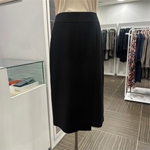 올리비아로렌 SH02 H라인 기본 스커트 여름용 블랙 VOCDKXM3111