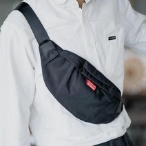 힙색 캔버스백 남자 미니 크로스백