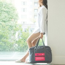 욜케이유 여행용 가방 에코백 캐리어 부착 가방 다용도 해외 옷 폴딩 헬스