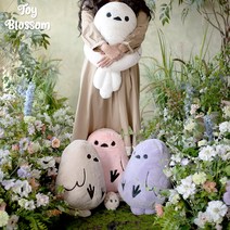 [토이블라썸] 뱁새 쿠션 / 캐릭터쿠션 / 털쿠션 / 인형쿠션 / 자체제작 뱁새캐릭터, 퍼플