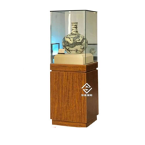 박물관 전시회 진열장 투명 장식장 화장품 진열대, 상세이페이지 참고, 40×40×120 화이트 스팟(강화유리)