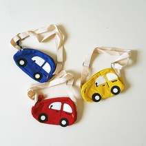 에그동동 자동차가방 3color-색감 좋은 아동 보조 크로스 가방 백