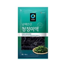 청정원 엄마손맛 맞벌이 우리가족 남해안산 청정 미역 80g(32인분) 국민국 아기국 산모 자취 집밥 간편식 오이냉국 무침 생일 산모 출산 미소장국, 10개