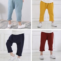 1+1 7부 유아의류 사이다바지 남녀공용 여름팬츠