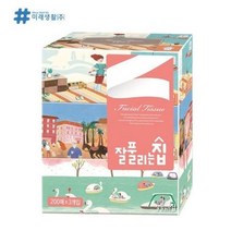 잘풀리는집 어린이집 각티슈 200매 3입 곽휴지 고급 미용 화장용 사각 곽티슈, 본상품선택