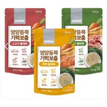 이즈칸 독 영양듬뿍 기력보충 소고기황태죽100g 12개 강아지죽 노령견, 닭고기황태죽