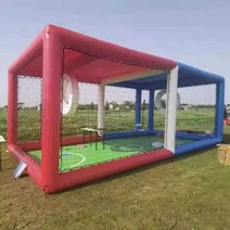드론 축구 경기장 훈련 부스 대회 에어 게임장 시합장, kt축구장 20x10x0.6m 평골대