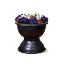 도로화분 대형 관공서 큰 고무 수경 화분, 수경용, 고동색