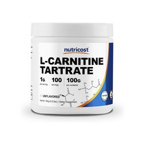 Nutricost 뉴트리코스트 엘카르니틴 L-Carnitine 파우더 가루 250g, 1팩