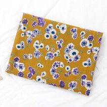 굿팡패브릭 아사 면60수]대폭 벨라 꽃잎-머스타드(7506098)