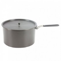 백마코펠 KFA3553U 왕초B형(5000ML) 캠핑용 블랙티타늄코팅코펠 콜핑, 010, 그레이