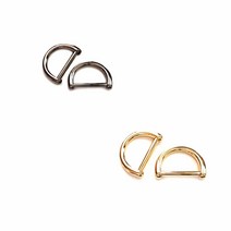 퀼트가게명품가방 반달고리 고급도금 30mm 2EA 부자재, 골드 12-147