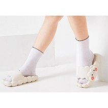 기숙사 거실 고탄성 푹신 귀여운 구름 여성 슬리퍼 슬리퍼실내화 세련된코디 관공서 실내화