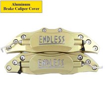 호환용 캘리퍼커버 브레이크 디스크 차량 튜닝 커버 범용 알루미늄 3D 엔드리스 캘리퍼스 전면 후면 무료 4 개 또는 2, 22.2 pcs golden - 2 pcs M and
