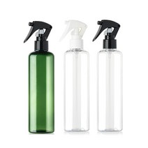 스프레이공병 건스프레이용기-300ml(그린 투명 브라운), 그린 화이트캡