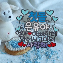[미미토퍼]생일토퍼 돌토퍼 생일축하해 와줘서고마워 사랑해, 파랑