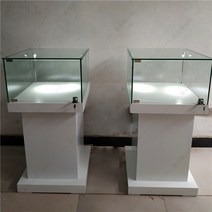 노감성 유리 진열대 전시장의 쇼케이스 앙증맞다 금은방 보석 전시회 아름답고 장식품 전시장 화이트A 하남 40x40x120cm N4RES 맞춤형 제품 디스플레이 캐비닛 쥬얼리 옥 쥬얼리 디스플레이 캐비닛 전시장 손 모델 샘플 유리 캐비닛 박물관 디스플레이 캐비닛, 흰색 페인트 50*50*100