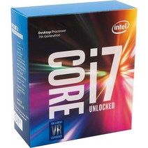 Intel Core i7-7700K 데스크탑 프로세서 4코어 최대 4.5GHz 잠금 해제 LGA 1151 100200 시리즈 91W갱신, 프로세서 전용