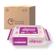 카네이션 엠보싱 물티슈 60매 20팩, 10팩