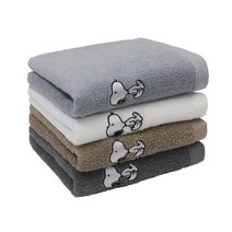 송월타월 스누피 리버 40 세면타올 145 g 면사, 진회색, 3개