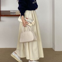 툴레뮤 코듀로이 민소매 레이어드 롱 원피스