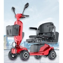 노인전동스쿠터 4륜 전동차 어르신 전동오토바이, 450W 24V(40A 리튬 배터리)
