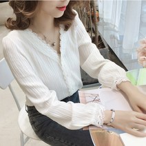 제이에프케이 진주 레이스 블라우스[AYN6BL249A]