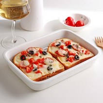 아트박스/아름다운공간 피유코 도자기 사각 밧드 트레이세트(M)