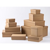 [와니유니] 고급싸바리박스 무지선물상자 선물포장박스 크라프트박스, 28NF_크라프트 18x18x5.5