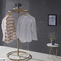 리폼플러스 JD원형회전행거 이동식원형회전행거 원형회전행거 조립식 행거 옷가게행거 드레스룸행거, 1. JD원형회전행거_블랙