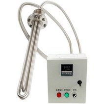 물 데우는 기계 온수기 열봉 가열기 수중 열선 수조용, 온도 조절 상자 + 220V 3KW 튜브