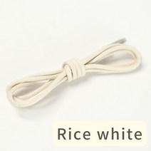 1 쌍 면화 왁스 신발 끈 단색 라운드 옥스포드 신발 끈 부츠 끈 방수 가죽 신발 끈