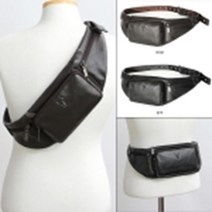 오너클랜 / 멋스러운 남자 가죽 힙색 슬림한 여행힙색 크로스백